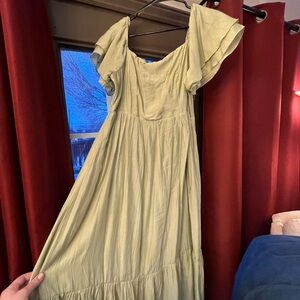 Light Green Maxi Dress